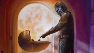 Thomas Kinkade's Studio Is Painting <i>The Mandalorian </i>Now, Seriously